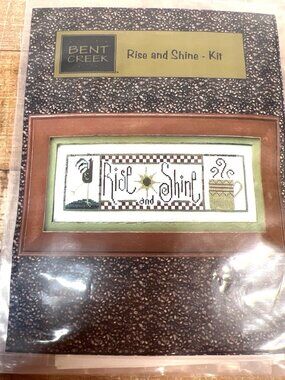 Bent Creek Rise And Shine Cross-Stitch Kit With Threads Included